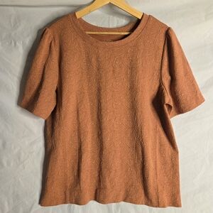 Ann Taylor Loft Coral Top